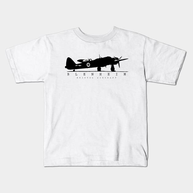 Bristol Blenheim Kids T-Shirt by Siegeworks